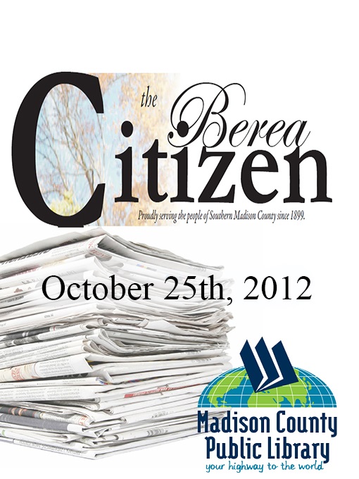 Title details for The Berea Citizen 2012 10/25 by Berea Publishing, Inc - Available